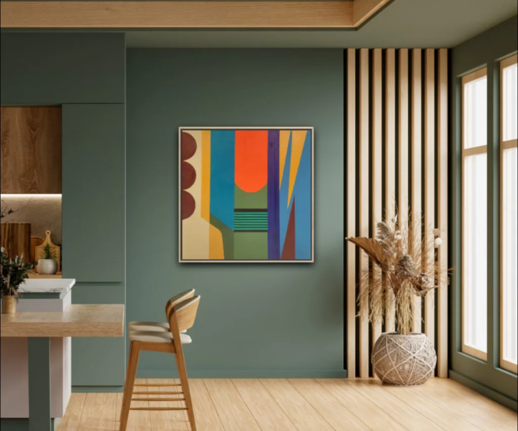 Arte Abstrata na Decoração Contemporânea 3 Pintura Abstrata Geometrica 2 1